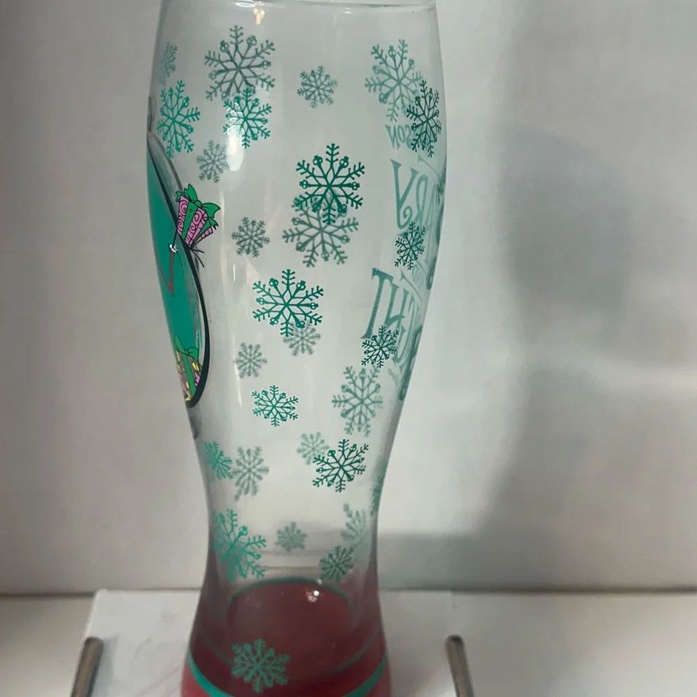 Disney Nightmare Before Christmas‎ Santa Jack Glass Goblet 26oz